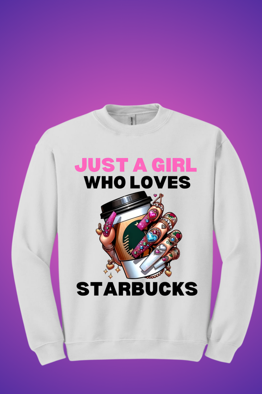 A girl who loves Starbucks